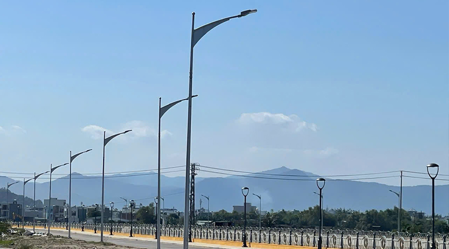 ATLANTIC MINI LED STREET LIGHT inštalované vo Vietname
